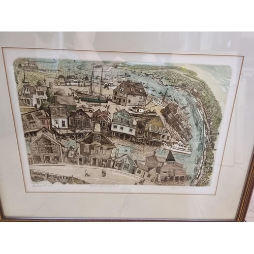 1174 - Glynn Thomas, three pencil signed prints, largest pl.26 x 40cm; together with four others. (7)... 