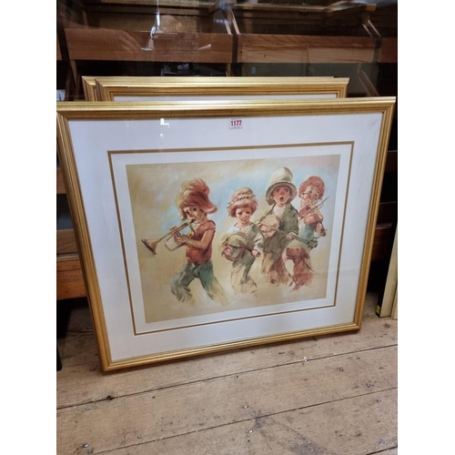 1177 - Barry Leighton Jones, three pencil signed limited edition prints of clowns, largest I.40.5 x 50.5cm.... 