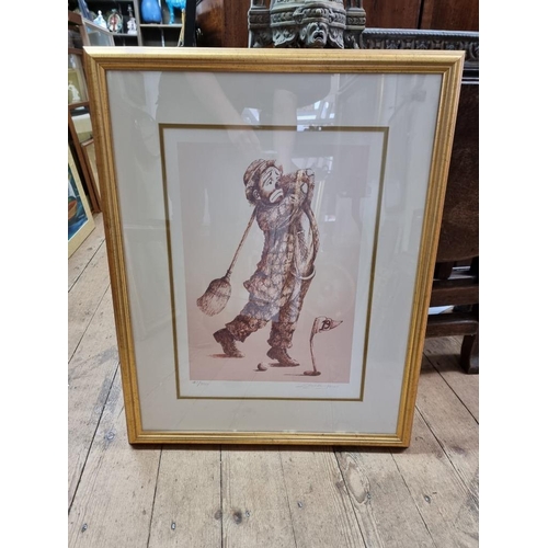 1177 - Barry Leighton Jones, three pencil signed limited edition prints of clowns, largest I.40.5 x 50.5cm.... 