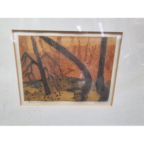 1179 - Dorothy Louise Bowman, landscape, signed, pastel, 60 x 48cm; together with two pencil signed limited... 