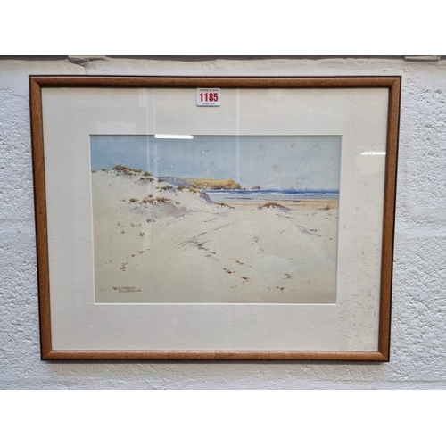 1185 - F Ley, Dunes, signed and dated 1941, watercolour, 23 x 33.5cm. 