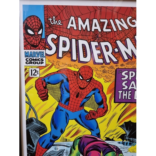 1193 - Stan Lee, Marvel Superheroes, 'The Amazing Spider-Man #40 - Spidey Saves The Day', signed and number... 