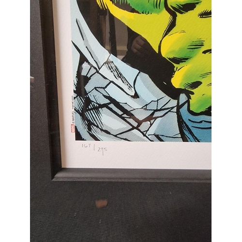 1196 - Stan Lee, Marvel Superheroes, 'The Incredible Hulk #82 - Marvel's TV Sensation', signed and numbered... 