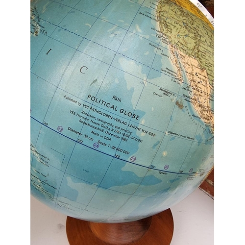 1235 - A Rath 33cm 'Political' globe.   