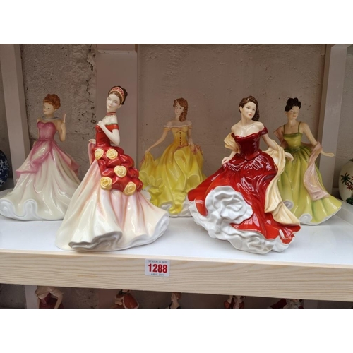 1288 - Fourteen Royal Doulton 'Pretty Ladies'.  