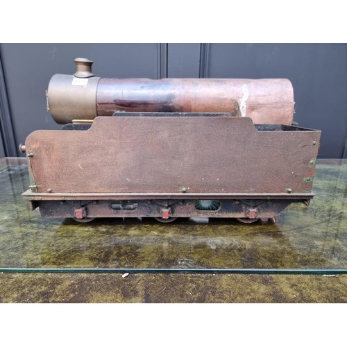 1375 - A scratch built 3.5in gauge 4-4-2 locomotive, with tender; together with another 2.5in gauge te... 