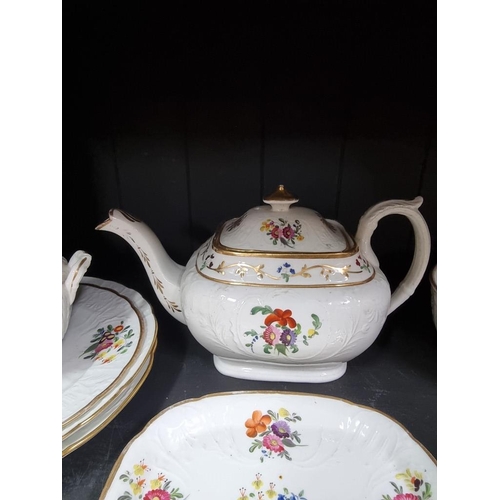 1400 - A Victorian porcelain part tea service. 