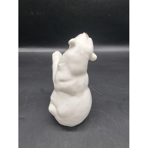 1413 - A Hutschenreuther polar bear, 18cm high.  