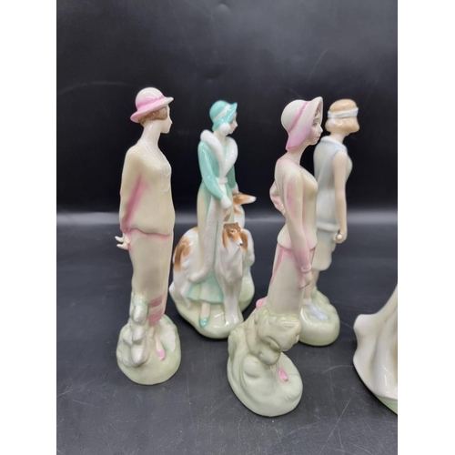 1437 - Five Royal Doulton figures. 