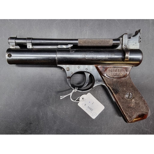 1770 - A Webley Premier .22 cal air pistol, No. 128.