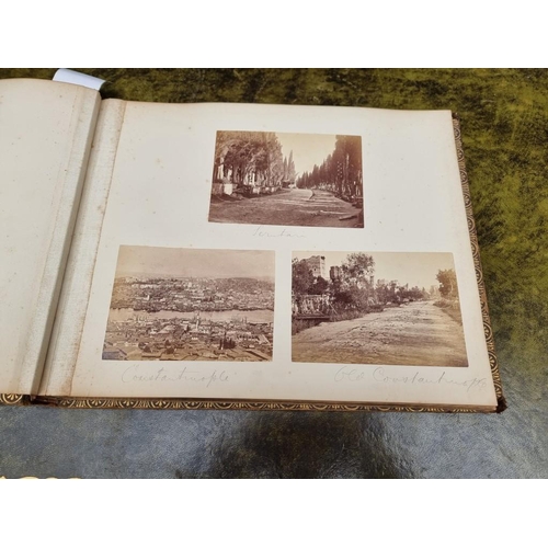 229 - PHOTOGRAPH ALBUM: 'Constantinople: Crimea: Vienna, 1876': album of 27 albumen print photographs... 