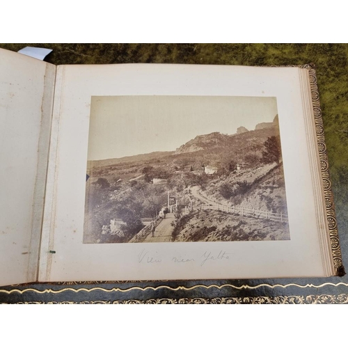 229 - PHOTOGRAPH ALBUM: 'Constantinople: Crimea: Vienna, 1876': album of 27 albumen print photographs... 