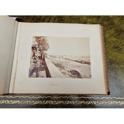 229 - PHOTOGRAPH ALBUM: 'Constantinople: Crimea: Vienna, 1876': album of 27 albumen print photographs... 