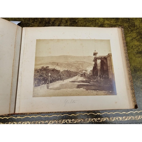 229 - PHOTOGRAPH ALBUM: 'Constantinople: Crimea: Vienna, 1876': album of 27 albumen print photographs... 