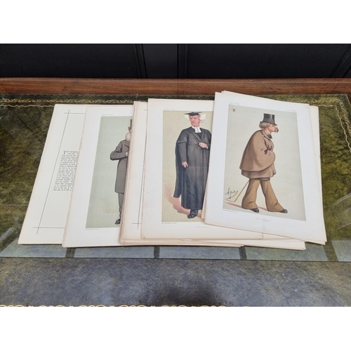 250 - VANITY FAIR PRINTS: collection of 46 misc. Vanity Fair prints published Day & Son 1875, some wit... 