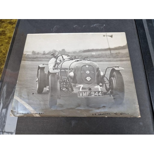 189 - MOTOR RACING: a collection of colour and b/w photographs of motor racing events, 1950s-80s period, h... 