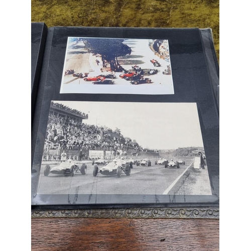 189 - MOTOR RACING: a collection of colour and b/w photographs of motor racing events, 1950s-80s period, h... 