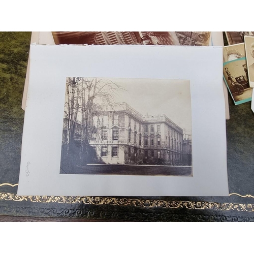 210 - PHOTOGRAPHY: a small quantity of misc. 19thc albumen print photographs, various sizes, to inclu... 