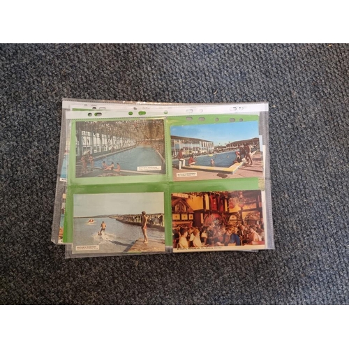 126 - BUTLIN'S POSTCARD COLLECTION: folder of approx 370 postcards, Butlins Holiday Camps, pre and post wa... 