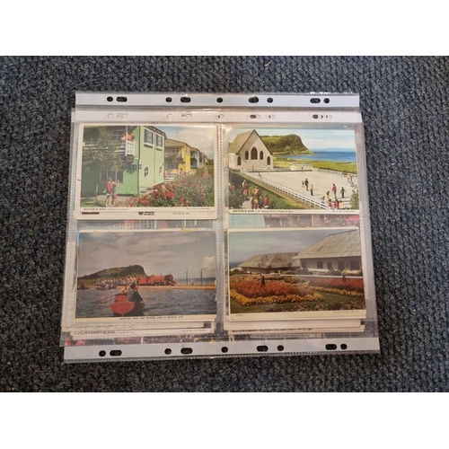 126 - BUTLIN'S POSTCARD COLLECTION: folder of approx 370 postcards, Butlins Holiday Camps, pre and post wa... 