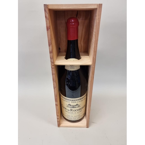 125 - A 300cl Jeroboam bottle of Moulin-a-Vent Close de Rochegres, 2003, Louis Jadot, in owc. (1)... 