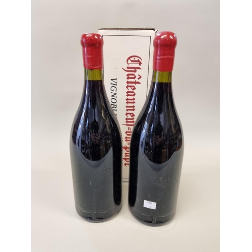 22 - Two 150cl magnum bottles of Chateauneuf-du-Pape, Les Galeans, 1995, Brunier Freres, one in oc. (2)... 