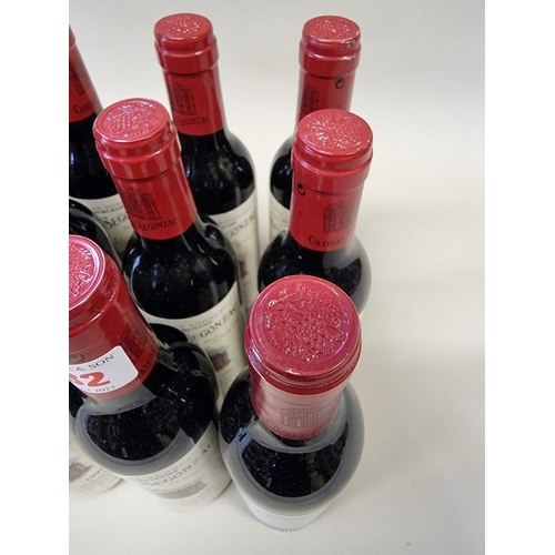 32 - Twelve 37.5cl bottles of Chateau Segonzac, Vieilles  Vignes, 1996, St Emilion. (12)