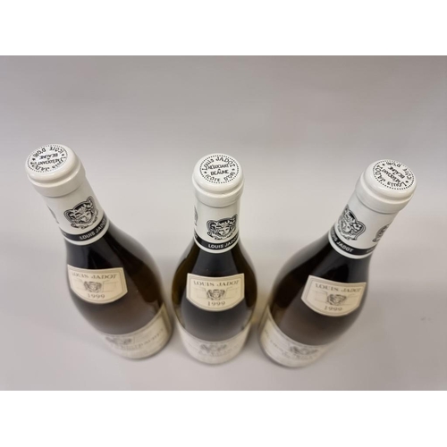 35 - Three 75cl bottles of Puligny-Montrachet, 1er Cru Les Folatieres, 1999, Louis Jadot. (3)... 