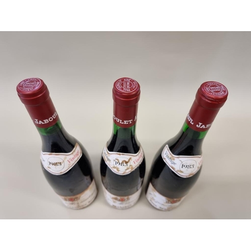 38 - Three 75cl bottles of Crozes Hermitage, 1983, Paul Jaboulet Aine. (3)