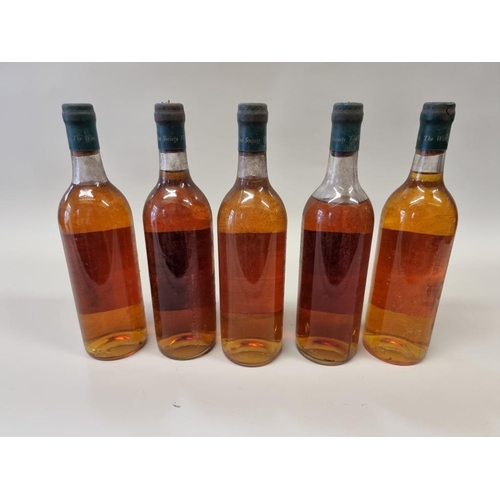 54 - Five 75cl bottles of Chateau Despeyreres, Cerons, 1970. (5)