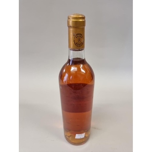 60 - A 75cl bottle of Chateau Rieussec, 1er Grand Cru, Sauternes, 1984.