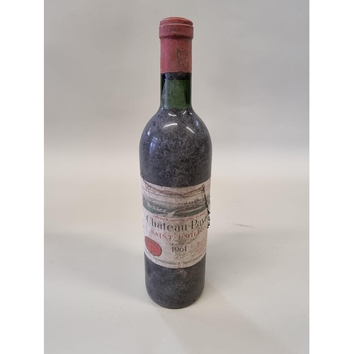 64 - A 75cl bottle of Chateau Pavie, Saint-Emilion, 1961.