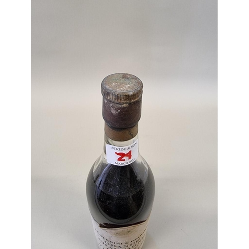 66 - A 24 fl.oz. bottle of J & B 1922 vintage Grande Champagne Cognac.