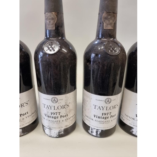 78 - Six 75cl bottles of Taylor's 1977 vintage port. (6)