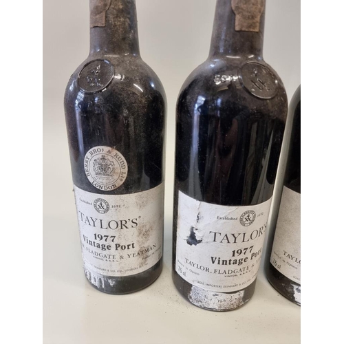 78 - Six 75cl bottles of Taylor's 1977 vintage port. (6)