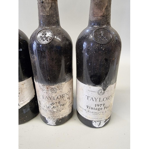 79 - Six 75cl bottles of Taylor's 1977 vintage port. (6)