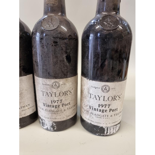 80 - Six 75cl bottles of Taylor's 1977 vintage port. (6)