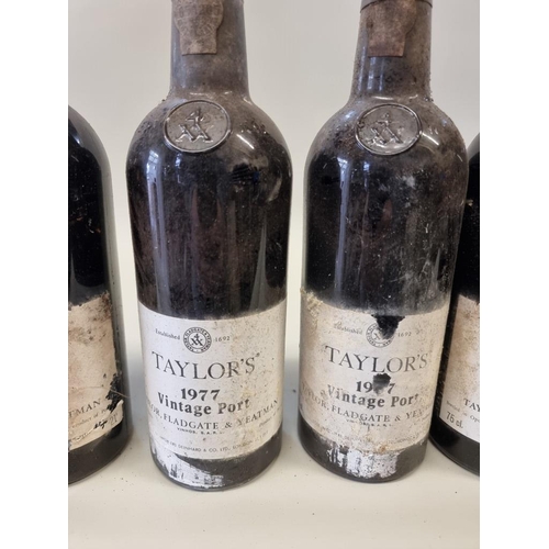 81 - Six 75cl bottles of Taylor's 1977 vintage port. (6)