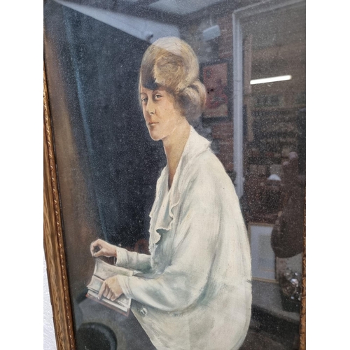 1106 - Andrew Patterson, 'Florence', signed and dated 1926, oil on canvas, 62 x 37cm. ... 