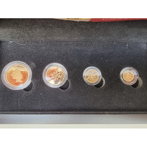 256 - Coins: a Tristan Da Cunha '2020 Pre-decimal 50th Anniversary Gold Sovereign Prestige Set', comprisin... 