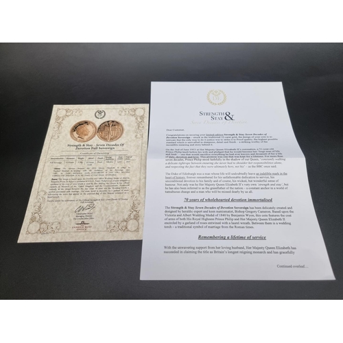 271 - Coins: a 2021 Gibraltar gold proof sovereign, with CoA and box.