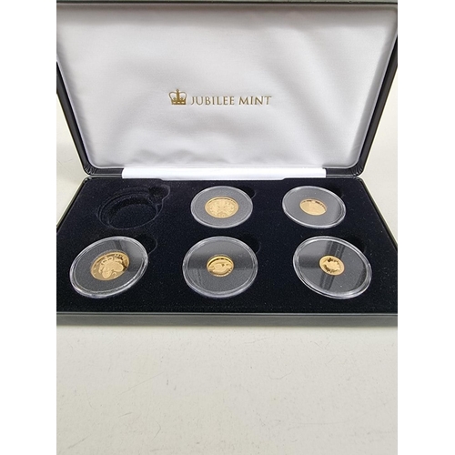 313 - Coins: a 2021 Tristan Da Cunha 'The 50th Anniversary of Decimalisation Pure 24ct Gold Proof Coin Col... 