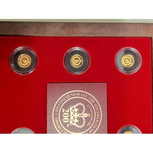 315 - Coins: a 2018 '200th anniversary To Commemorate The Sovereigns of The British Empire' limited editio... 