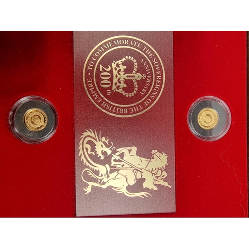 315 - Coins: a 2018 '200th anniversary To Commemorate The Sovereigns of The British Empire' limited editio... 