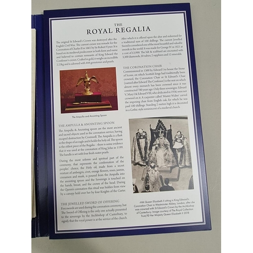 316 - Coins: a 2018 Tristan Da Cunha 'The Sapphire Coronation Jubilee The Jewelled Sword Of Offering' seve... 