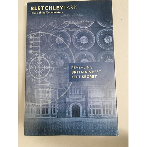 317 - Coins: a Tristan Da Cunha 'Bletchley Park, Home of the Code Breakers' seven coin set, in folder, inc... 