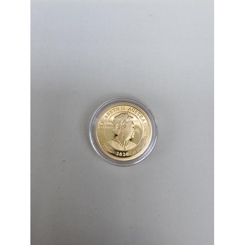 338 - Coins: a Perth Mint 2020 '75th Anniversary End of World War II', 1/4oz 24ct gold limited edition coi... 