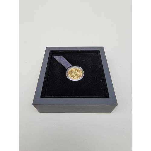 339 - Coins: a Perth Mint 2020 '80th Anniversary Battle of Britain' Australian 1/4oz 24ct gold proof 25 do... 