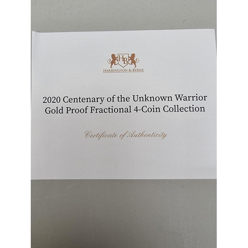 361 - Coins: a 2020 Tristan Da Cunha '2020 Centenary of the Unknown Warrior' gold proof limited edition fo... 