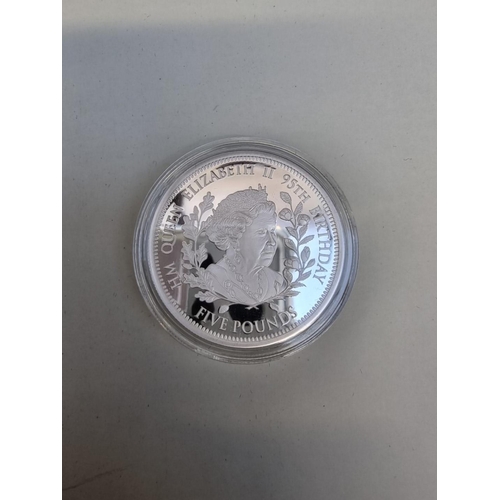 366 - Coins: a 2021 Tristan da Cunha limited edition 'The 95th birthday of Queen Elizabeth II' silver proo... 